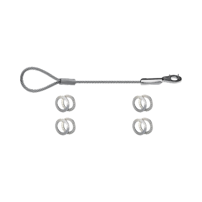 [N4-HT-SD-FP-190586] KIT DE CABLE DE PROTECCION ANTICAIDA PARA PTZ ANTIEXPLOSION WISENET