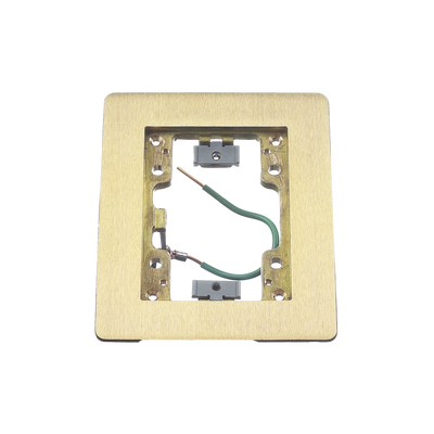 [N4-HUB-SB3-083-W-206152] MMARCO D/LATON CEPILLADO P/CAJA D/PISO RECTANGULAR PARA 1 GANG, 6 IN X 4.85 IN.