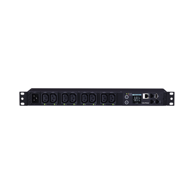 [N4-PDU81006-164247] PDU Switchable y Monitoreable por Toma, para Distribución de Energía, Entrada 200-240 Vca NEMA L6-20P, Con 8 Salidas C13, Horizontal 19in, 2UR