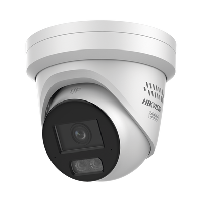 [N4-DS-2CD2367G3-LIS2UY/SRB-235978] [Dual Light + ColorVu 3.0 + HikAI] Turret IP 6 Megapixel / Lente 2.8 mm / 30 mts IR + Luz Blanca / 2 Microfonos Integrados / Exterior IP67 / Estrobo Azul y Rojo / WDR 130 dB / ACUSENSE 3.0 / Metal / NEMA 4X / ACUSEARCH