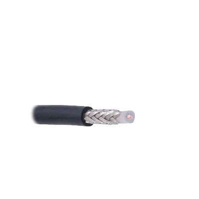 [N4-RG-58U-SYS/1000-28024] Cable coaxial RG BROADCAST RG58USYS / 305 Metros /  Intemperie / 20 AWG /  blindaje de malla trenzada de cobre estañado ( CuSn ) 96% /  aislante de polietiléno sólido / Hecho en México.