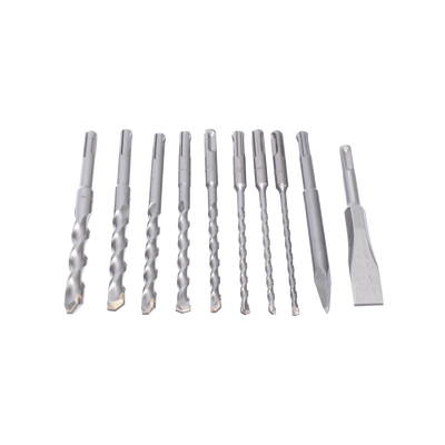 [N4-D-45820-176121] Juego con 10 piezas de brocas y cinceles SDS PLUS