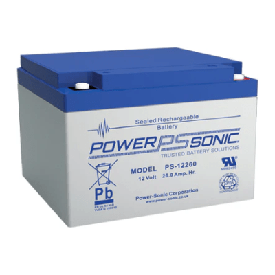 [N4-PS-12260-M5-231589] Batería 12V, 26AH, Para Respaldo, Tecnologías AGM/VRLA, 5 Años Vida Útil, Terminales M5, Reconocida UL