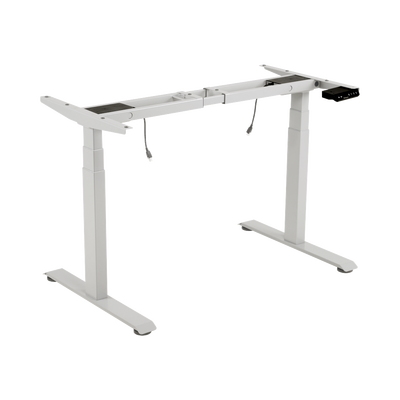 [N4-EM33-2A3-WH-226676] Base de Escritorio Motorizado Profesional / Altura Ajustable 60-125cm / Estructura Estable / Funcionamiento Suave / 3 Preset de Posiciones / Color Blanco / Soporta hasta 100Kg de carga