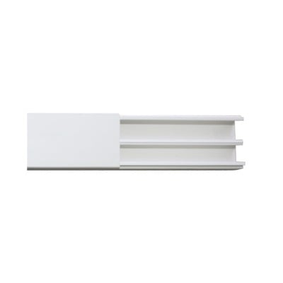 [N4-TMK-1735-76646] Canaleta en color blanco de PVC auto extinguible, 35 x 17, tramo de 2.5m (5301-01250)