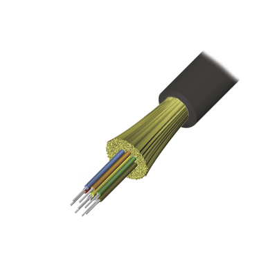 [N4-9GG8H006D-E201M-144373] Cable de Fibra Óptica de 6 hilos, Interior/Exterior, Loose Tube, No Conductiva (Dieléctrica), LS0H, Monomodo OS1/OS2 9/125, 1 Metro
