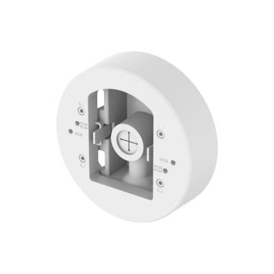 [N4-SBD-140PMW-230488] Adaptador de poste compatible con camaras tipo domo Hanwha / verificar compatibilidad