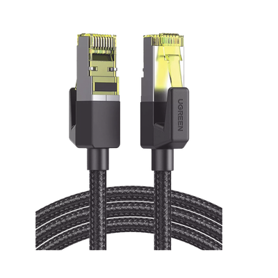 [N4-80421-231199] Cable Ethernet Cat7 CLASSâ… F/FTP Redondo con Malla de Nylon 1 Metro