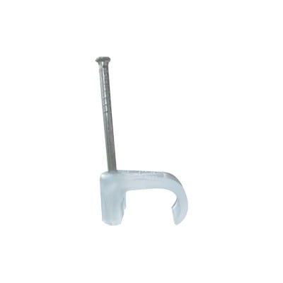 [N4-TC-6X-10-76677] Grapa para cable plano de 6mm color transparente (100pzs) (3210-00100)
