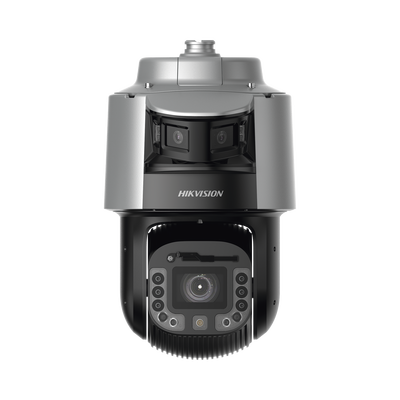 [N4-DS-2SF8C425MXG1-ELW/26(F0)-237065] [TandemVu] Domo PTZ IP 4 Megapixel con Cámara Panoramica 180º de 6 Megapixel / 25X Zoom / 300 mts IR y 30 mts Luz Blanca / IP67 / IK10  / Autoseguimiento / Wiper / Deep learning / Entrada-Salida de Audio y Alarma / Ultra Baja Iluminació