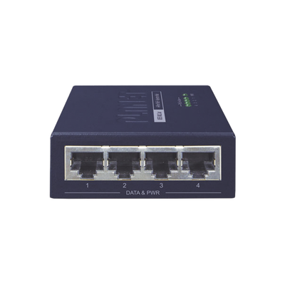 [N4-HPOE-460-66799] Inyector High PoE, de 4 Puertos Gigabit de Entrada, 4 Puertos PoE 802.3af/at Gigabit de Salida Para Cada Puerto, Hasta 30 W por interfaz