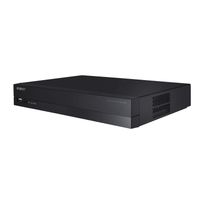 [N4-ARN-410S-2TB-228191] NVR 8 Megapíxel / 4 canales / H.265 / P2P Wisenet / 4 puertos PoE