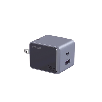 [N4-45222-237819] Cargador de 35W serie Nexode S | 2 Puertos de Carga Rápida | 1 USB-C | 1 USB-A | Tecnología GaN II | PD3.0 | QC4.0 | FCP/SCP/AFC/PPS/PPS2.0 | Tecnología de Protección Térmica | Optimiza la Carga | Carcasa Ignifuga.
