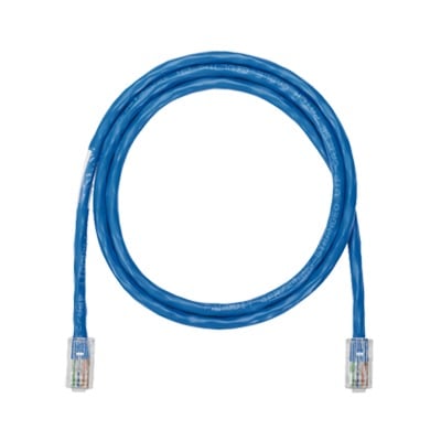 [N4-NK5EPC14BUY-74168] Cable de parcheo UTP Categoría 5e, con plug modular en cada extremo - 4.3 m. - Azul