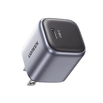 [N4-55527-237632] Cargador Mini de 20W | 1 USB-C de Carga Rápida | Tecnología GaN II | Carga Inteligente | Múltiple Protección  | Mayor Eficiencia Energética | Tamaño Compacto.