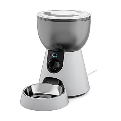 [N4-SHFPET3MP-240937] Alimentador Automático de Mascotas Inteligente / Cámara para Monitoreo / Capacidad 4L (2kg) / ABS de Grado Alimentario y Acero Inoxidable / Adaptador Tipo-C / Control App Vía WiFi 2.4G y 5G / Tazón de Acero Inoxidable