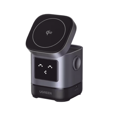 [N4-45775-237827] Estación de carga GaN 2 en 1 UGREEN de 100 W (Gris espacial)