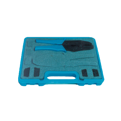 [N4-RFA-4005-27735] Kit de Pinzas (RFA-4005-20) con 2 Juegos de Mordazas (RFA-4005-01 y RFA-4005-02) para Instalar Conectores de Anillo Plegable, Incluye Estuche de Plástico