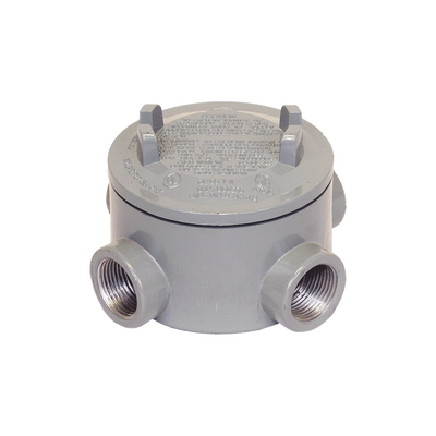 [N4-GRX-0606-207546] Caja para Áreas Peligrosas con Tapa Tipo GRX de 2" (51 mm) / Con 4 Entradas / Aluminio libre de Cobre.