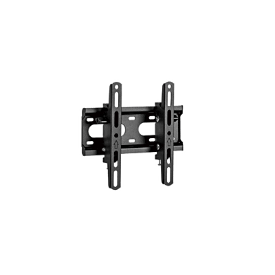 [N4-KL3122T-241992] Soporte de Pared con Inclinación para monitores hasta 43"|Compatible VESA 75x75 a 200x200 | Capacidad de Carga 45 kg | Separación de la pared 53 mm | Fabricado en acero | Color Negro