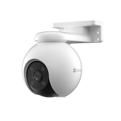 [N4-CS-H8-3K-215167] PT WiFi / (3K) 5MP / Visión 360° / Detección humana / Detección de Vehiculo / Sirena / Luz Parpadeante / Colores en Oscuridad / Micro SD / Presets / Autoseguimiento / Exterior
