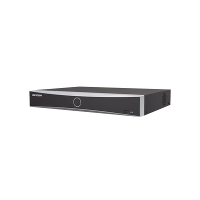 [N4-DS-7616NXI-K1(B)-220811] NVR 12 Megapixel (4K) / 16 canales IP / AcuSense (Evita Falsas Alarmas) / Reconocimiento Facial / 1 Bahía de Disco Duro  / HDMI en 4K / Sin Puertos PoE+