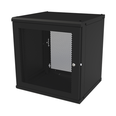 [N4-SR-1912-GFP-VR2-205921] Gabinete de Pared Fijo, Puerta Perforada, Rack 19in,  de 12 Unidades de Rack