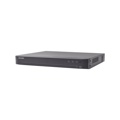 [N4-IDS-7216HQHI-M1/S/H(C)-206084] DVR 16 Canales TurboHD + 8 Canales IP / 4 Megapixel / Acusense (Evita Falsas Alarmas) / Audio por Coaxitron / Salidas de Video VGA y HDMI Independientes / 1 Bahía de Disco Duro / H.265+