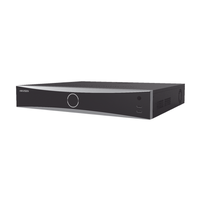 [N4-DS-7716NXI-K4-210983] NVR 12 Megapixel (4K) / 16 canales IP / AcuSense (Evita Falsas Alarmas) / Reconocimiento Facial /  4 Bahías de Disco Duro /  HDMI en 4K / Alarmas I/O