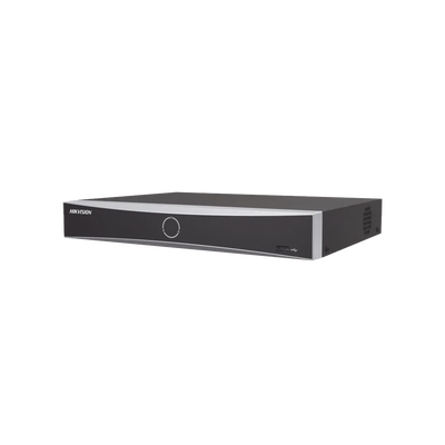 [N4-DS-7608NXI-K1/8P(B)-220809] NVR 12 Megapíxel (4K) / 8 canales IP / 8 Puertos PoE+ / Reconocimiento Facial / AcuSense (Evita Falsas Alarmas) / 1 Bahías de Disco Duro / HDMI en 4K / 300 Metros PoE Modo Extendido