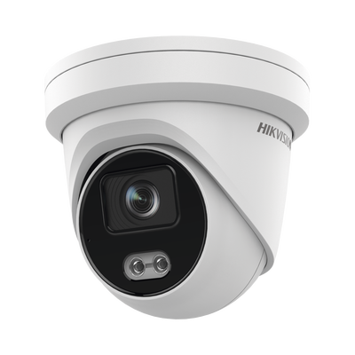 [N4-DS-2CD3347G2-LS(U)(C)-200217] Turret IP 4 Megapixel / Imagen a color 24/7 / Lente 4 mm / Luz Blanca 40 mts / Exterior IP67 / Micrófono Integrado / WDR 120 dB / Audio y Alarma / Onvif / MicroSD