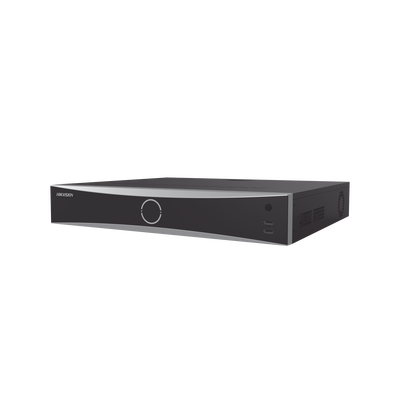 [N4-DS-7716NXI-K4/16P-220816] NVR 12 Megapixel (4K) / 16 canales IP / 16 Puertos PoE+ / AcuSense (Evita Falsas Alarmas) / Reconocimiento Facial / 4 Bahías de Disco Duro / Switch PoE 300 mts  / HDMI en 4K / Alarmas I/O