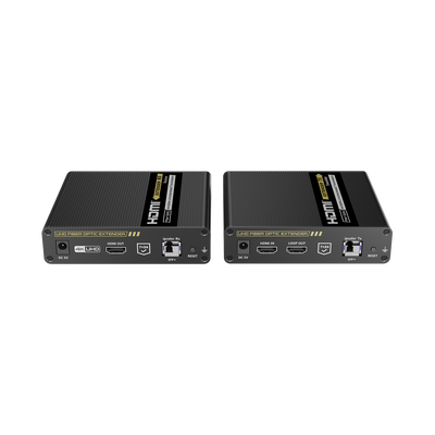 [N4-TT993-207469] Kit Extensor HDMI por FIBRA ÓPTICA 10G a 40 Km / Resolución 4K@60Hz/ Monomodo (SMF) / IPCOLOR PIXEL / Cero Latencia/ Sin Comprimir / S/PDIF / ARC / RS-232 / Salida Loop / Transceptores Ópticos (GBIC) Incluidos / IR bidireccional.