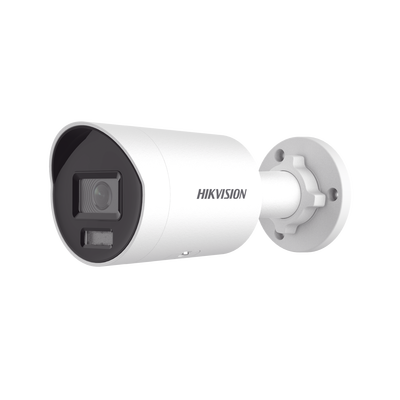 [N4-DS-2CD2087G2H-LIU-220945] [Dual Light + ColorVu] Bala IP 8 Megapixel (4K) / Lente 2.8 mm / 40 mts IR + 40 mts Luz Blanca /  Microfono Integrado / Exterior IP67 /   WDR 130 dB / ACUSENSE (Filtro de Falsas Alarmas) / Captura Facial / PoE / Metal / ACUSEARCH