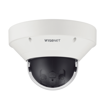 [N4-PNM-9022V-195345] Cámara IP 7.3 MP Antivandálica Panorámica 180° / H.265 & WiseStream / IP66 / IK10 / PoE+