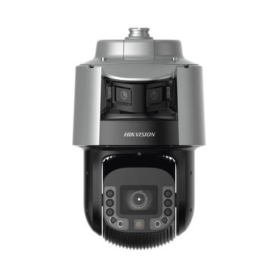 [N4-DS-2SF8C442MXG-ELW/26(F0)-217923] [TandemVu] Domo PTZ IP 4 Megapixel con Cámara Panoramica 180º de 6 Megapixel / 42X Zoom / 300 mts IR y 30 mts Luz Blanca / IP67 / IK10  / Autoseguimiento / Wiper / Deep learning / Entrada-Salida de Audio y Alarma / Ultra Baja Iluminació