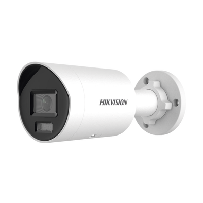 [N4-DS-2CD2047G2H-LIU-220944] [Dual Light + ColorVu] Bala IP 4 Megapixel / Lente 2.8 mm / 40 mts IR + 40 mts Luz Blanca /  Microfono Integrado / Exterior IP67 /   WDR 130 dB / Videoanaliticos (Filtro de Falsas Alarmas) / Captura Facial /  PoE / ACUSEARCH
