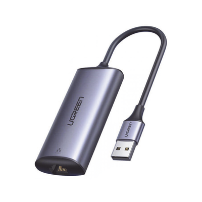 [N4-70547-208480] Adaptador de Red USB-A 3.0 a RJ45 / Admite 10/100/1000 Mbps y 2.5G / Caja de aluminio / Longitud del cable 10 cm / 1 a 1