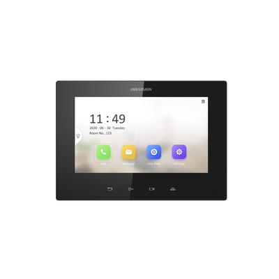 [N4-DS-KH6220-LE1-189752] Monitor IP Lite  (No touch) para Videoportero IP / Apertura Remota y Video en Vivo /  PoE Estándar / Principal o Esclavo