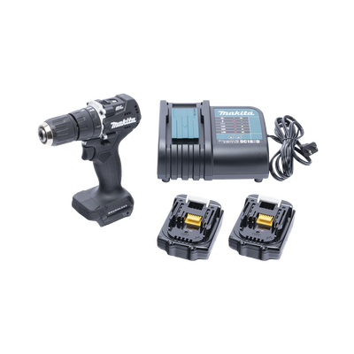 [N4-DHP-487-YX-2B-207576] Rotomartillo/Taladro Inalámbrico SIN CARBONES, Broquero de 1/2", 1,700 RPM, 18VâŽ“, Torque: 40 N.m C/2 Bat. (1.5Ah) y Cargador.