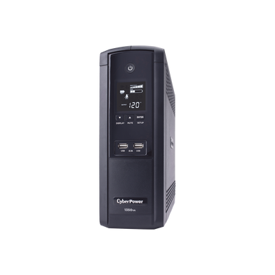 [N4-BRG1350AVRLCD5Y-202771] UPS de 1350 VA/810 W, Topología Línea Interactiva, Entrada 120 Vca NEMA 5-15P, Tipo Torre, Con 12 Tomas NEMA 5-15R, 5 años de garantía