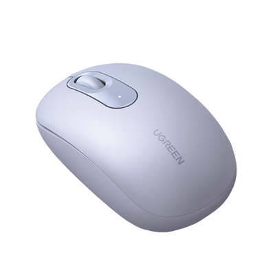 [N4-90671-216397] Mouse Inalámbrico 2.4G 800/1200/1600/2400 DPI | Función de 3 botones | Alcance 10m | Silencioso |  Ergonómico | Anti-caída y Anti-interferencias | Batería Alcalina AA incluida  | Color Dusty Blue.