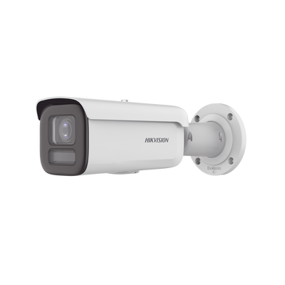 [N4-DS-2CD2647G2HT-LIZS-220948] [Dual Light + ColorVu] Bala IP 4 Megapixel / Lente 2.8 - 12 mm /60 mts IR + 60 mts Luz Blanca / WDR 130 dB / Exterior IP67 / Captura Facial / Videoanaliticos (Filtro de Falsas Alarmas) / MicroSD / ACUSEARCH