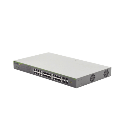 [N4-AT-GS950-28PS-V2-10-202319] Switch PoE+ Gigabit WebSmart de 24 puertos 10/100/1000 Mbps + 4 puertos SFP Gigabit, 185 W, Version 2