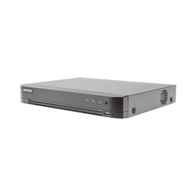 [N4-DS-7208HUHI-K1-136180] DVR 8 Canales 4K TurboHD + 8 Canales IP/ 8 Megapixel/ / 1 Bahía de Disco Duro / 4 Canales de Audio / 4 Entradas de alarma / Videoanálisis