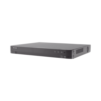 [N4-DS-7216HUHI-K2-136181] DVR 8 Megapixel / 16 Canales 4K TURBOHD + 16 Canales  IP / 2 Bahías de Disco Duro / 4 Canales de Audio / 16 Entradas de Alarma