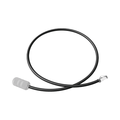 [N4-FC-OCCO1MBL-207390] Cable de Conexión en Campo Jack a Plug RJ45 de Uso Exterior, Categoría 6A, Blindado (S/FTP), 1 Metro, Color Negro