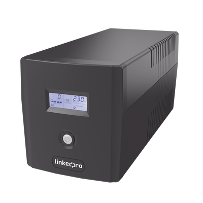 [N4-LP600LCD-224737] UPS 600VA/360 W Pantalla LCD / Línea Interactiva 120Vca / 6 tomas 5-15R (4 Respaldadas) / Regulación de Voltaje / Protección RJ45