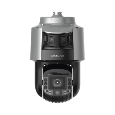 [N4-DS-2SF8C425MXG-ELW/26(F0)-222244] [TandemVu] Domo PTZ IP 4 Megapixel con Cámara Panoramica 180º de 6 Megapixel / 25X Zoom / 300 mts IR y 30 mts Luz Blanca / IP67 / IK10  / Autoseguimiento / Wiper / Deep learning / Entrada-Salida de Audio y Alarma / Ultra Baja Iluminació