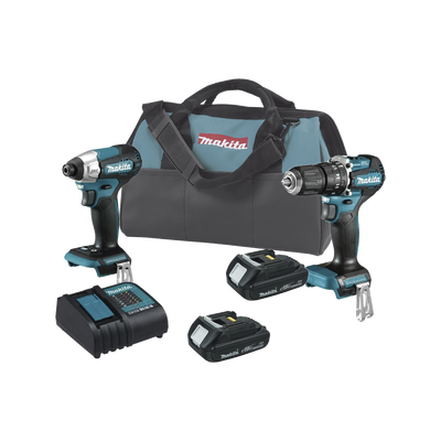 [N4-DLX-2414-YX7-228703] Kit de Rotomartillo Atornillador DHP487Z + Atornillador de Impacto DTD157Z, incluye 2 Baterías BL1815N, 1 Cargador DC18SD y Maleta de lona.